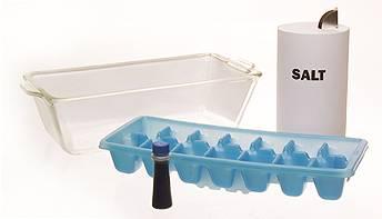 water salt ice tray